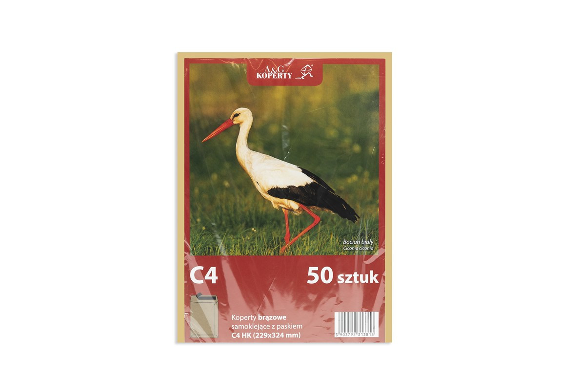 Koperta C4/50szt. HK szara
